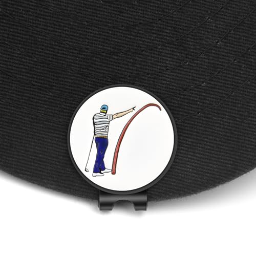 Golf Ball Marker with Magnetic Hat Clip - Funny Design, 25 MM - FEI