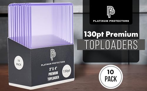 Toploader Card Protectors - 10-Count 130pt Trading Card Sleeves