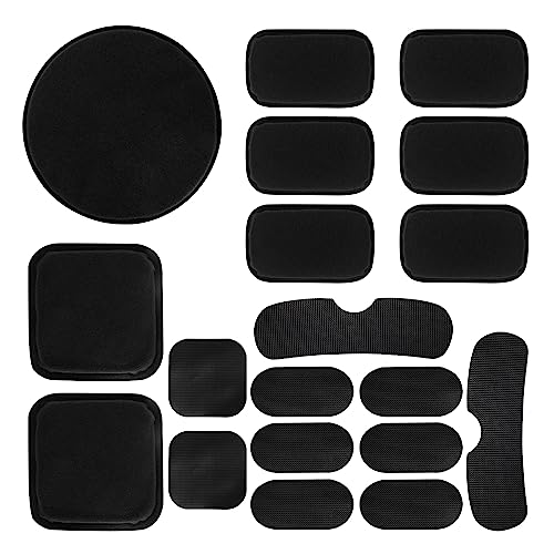 Airsoft Helmet Padding Kit - Replacement Foam Pads with Sticky Circles