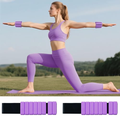 Pilates Kit for Home Workouts - Ring, Ball, Resistance Bands - Purple