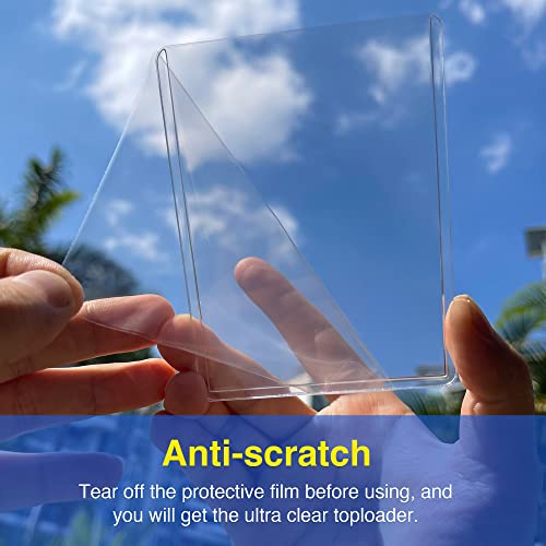 3x4 Top Loaders - 25 Pack 35PT Rigid PVC Card Protectors