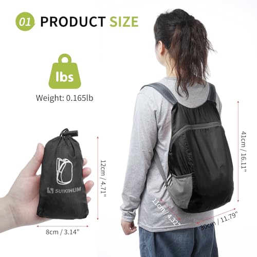 Lightweight 20L Foldable Hiking Backpack for Outdoor Use