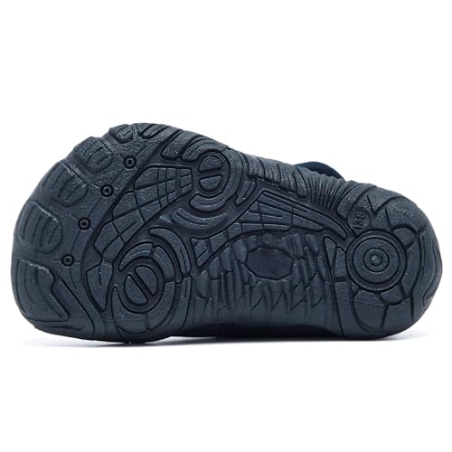 Toddler Water Shoes - Quick-Dry Lightweight Swim Shoes - Navy/Orange