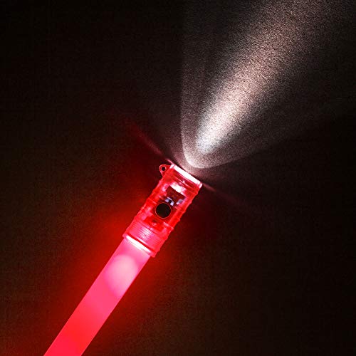 LED Glow Stick & Flashlight with Whistle & Lanyard - Assorted Color