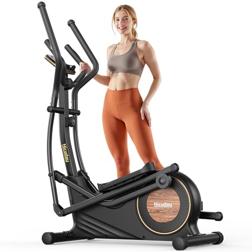 Compact Elliptical Machine with 18IN Long Stride - Home Gym