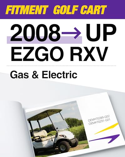 HOWBOW EZGO RXV Front A-Arm Suspension Bushing Kit (Polyurethane) Replaces OE 608086