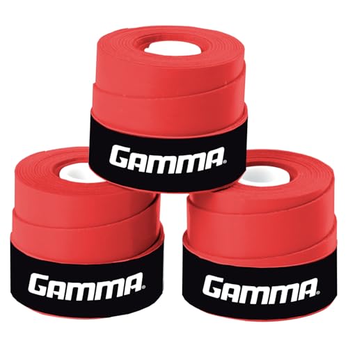 Supreme Overgrip for Tennis, Pickleball & Squash - 3-Pack Red