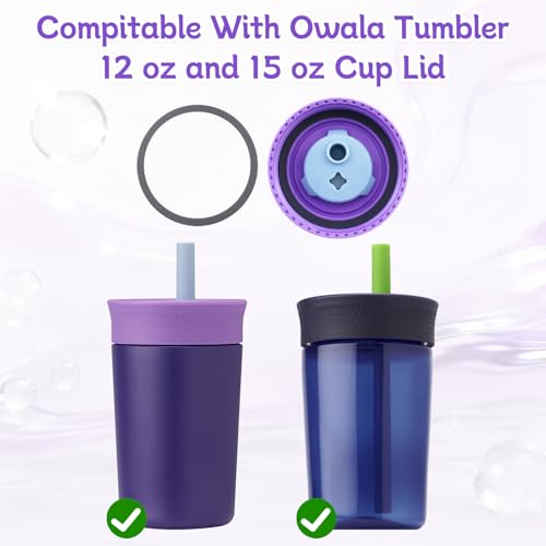 4-Pack Replacement Silicone O-Rings for Owala Water Bottles - Grey