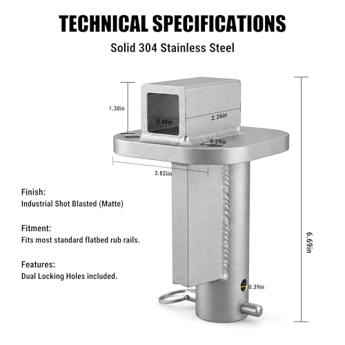 Heavy-Duty Stainless Steel Trailer Side Rail Repair Tool