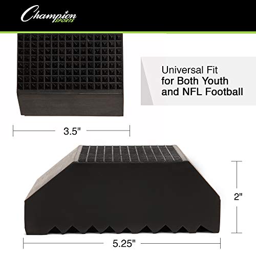2-Inch Football Kicking Tee - Heavy-Duty Rubber Field Goal Trainer