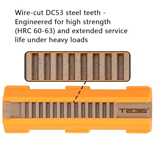 T238 Piston Rack Upgrade Kit - Orange for Airsoft AEG V2/V3