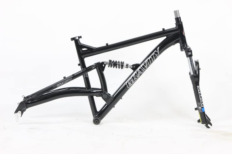 26-Inch Full Suspension Aluminum Bike Frame with Rear Shock - 15 Inch