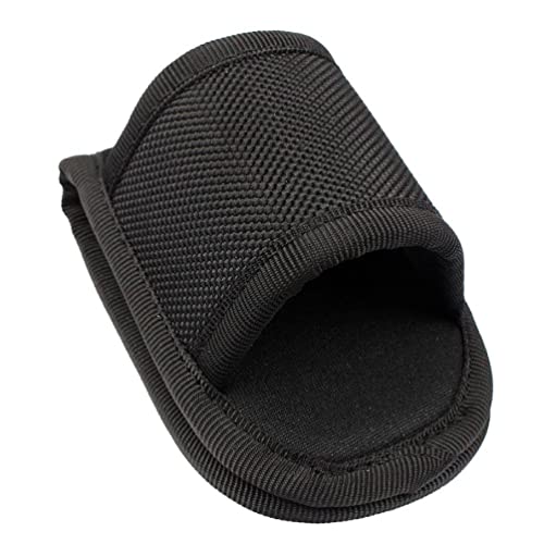 Nylon Flashlight Holder Pouch for D Cell Lights - Black