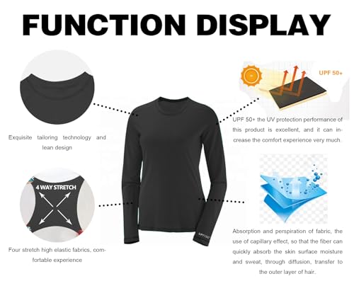 Bubblelime Long Sleeve Rashguard for Women - Coral, Small