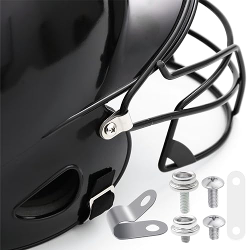Hockey Helmet Repair Kit - 31-Piece Set with J-Clips, Screws & Nuts