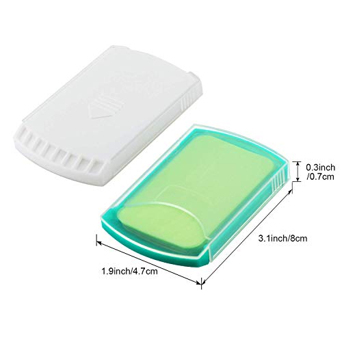 Portable Hand Washing Soap Sheets - 100 Sheets for Travel & Camping - Green/White