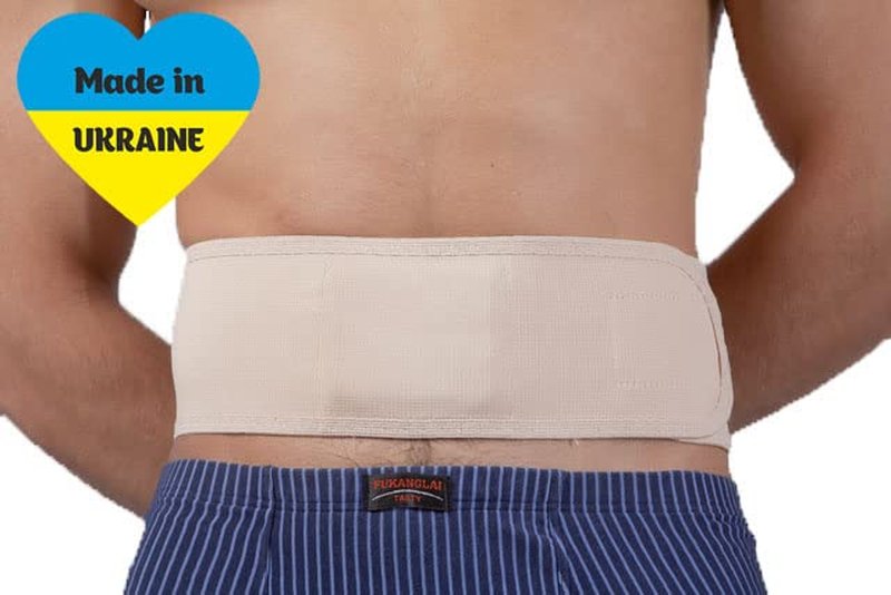 Umbilical Ventral Belt Hernia Reduction Binder With Navel Pad, Abdominal Support for men and women. Hernia support comfort band and bandage. (#5 for Waist Circumference: 41-45 inch(105-115 cm))
