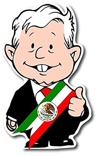 Amlo Lopez Obrador Precision Cut Decal - 2-Pack, 5.5x3.3