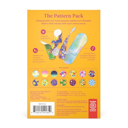 Flexible Fabric Bandages Value Pack - 100 Count, Assorted Shapes
