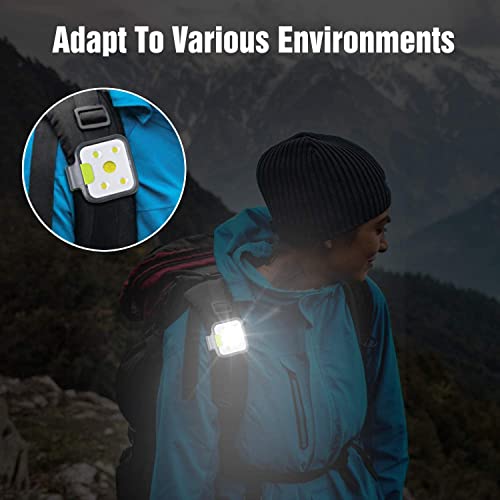 Rechargeable Clip-On LED Running Light - 2 Pack, 150 Lumen
