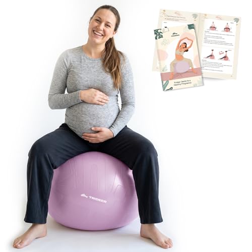 Pregnancy Ball for Daily Comfort & Labor - Lavender, L (23-26IN)