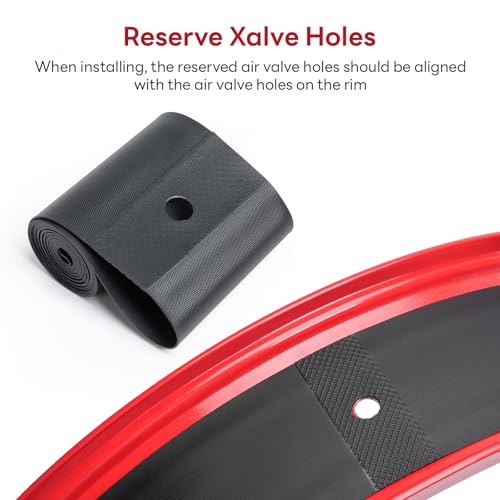 Bike Rim Strips PVC 20x4.0 Tire Liners for Fat Tire E-Bikes & Mountain Bikes