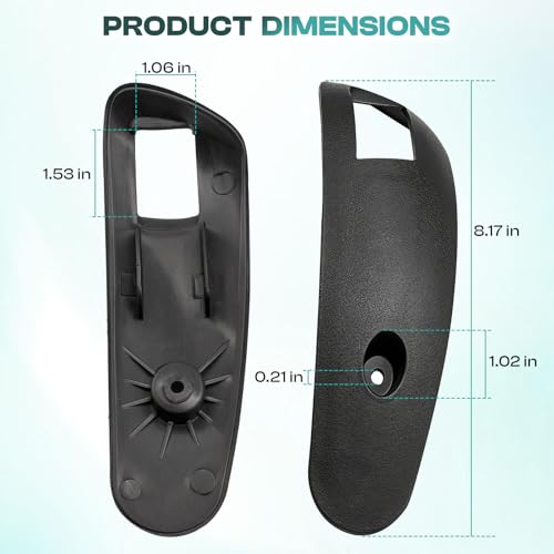 Drive Up Club Car Precedent Canopy Support Covers Front Set for 2004+ Golf Cart