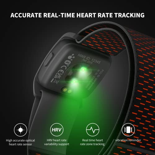 COOSPO HW9 Heart Rate Monitor Armband - Bluetooth 5.0 Optical Sensor