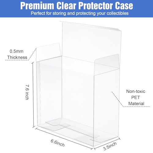 24 Pack Clear Plastic Cases for ETB Elite Trainer Box Collectibles - Yexiya