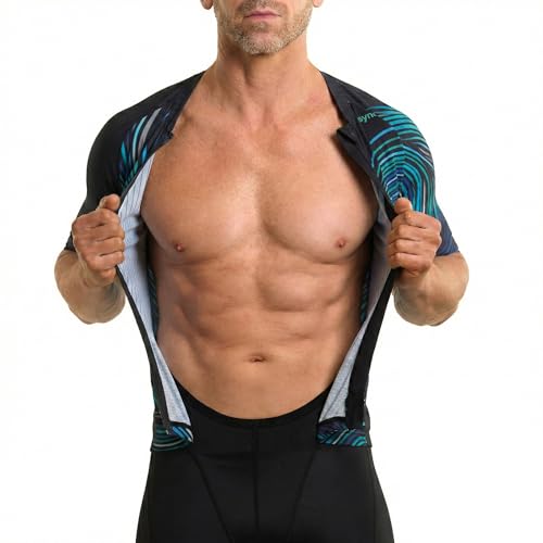 Men's Short Sleeve Triathlon Tri Suit - Pro Performance Fit