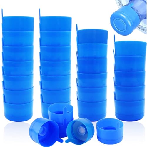 30 Pack Non-Spill Water Jug Caps for 3 & 5 Gallon Bottles