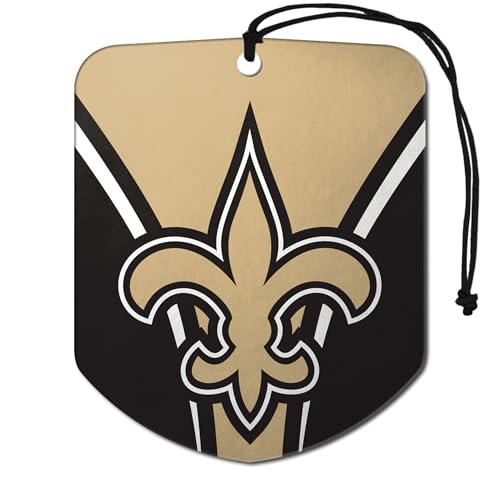 New Orleans Saints Air Fresheners - 2 Pack Shield Design