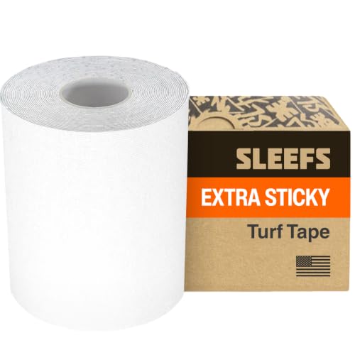 Football Turf Tape - 4" x 16' Sweat & Rain Resistant Protection