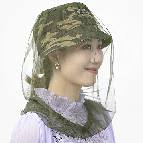 5 Pack Mosquito Head Nets - Lightweight Bug Protection for Outdoor Activities