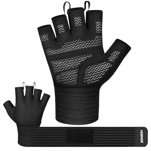 Weight Lifting Gloves with Wrist Support - Large Size