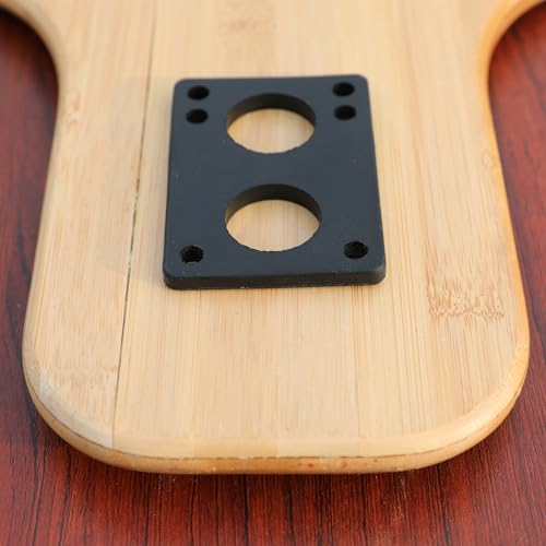 6MM Thick Rubber Skateboard Risers - Prevent Wheelbite & Shock Absorption