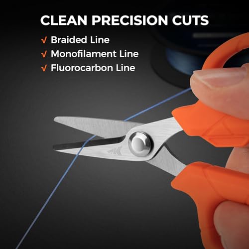 4.5 Inch Fishing Scissors - KastKing Paradox Braid Scissors