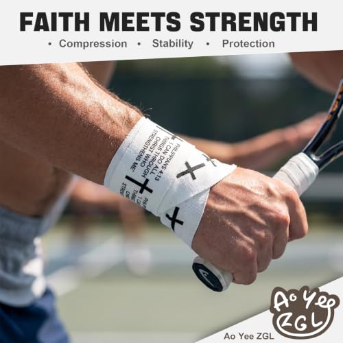 Cotton Sports Tape - 2 Rolls, 2" x 23ft - Cross & Philippians 4:13