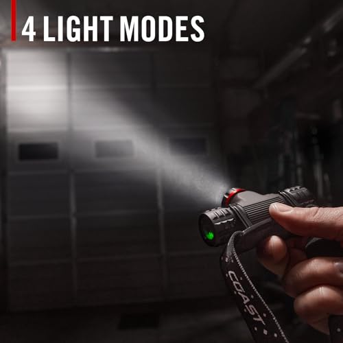 1200 Lumen USB-C Rechargeable Dual Power Headlamp - Black