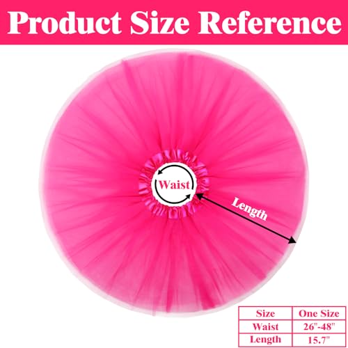 Tutu for Women Adults 5 Layered Tulle Skirt Halloween Skirts 80S