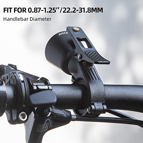 Loud Brass Bike Bell for 0.87-1.25" Handlebars - Black
