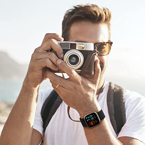 Stretchy Nylon Bands for Fitbit Versa 2 / Lite - Black