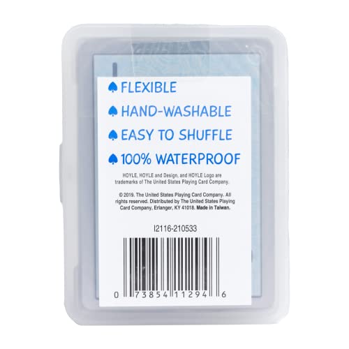 Waterproof Clear Plastic Playing Cards - Hoyle Waterproof Deck