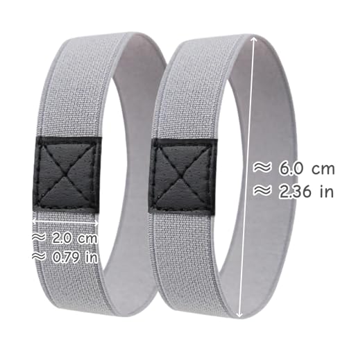 4 Pairs Wide Elastic High Heel Shoe Straps for Secure Fit
