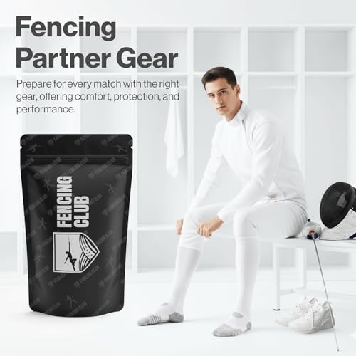 Moisture-Wicking Fencing Socks - Large Tall - 1 Pack