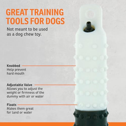 SportDOG Plastic Dummy Training Toy - 50/50 Black & White, Regular Size