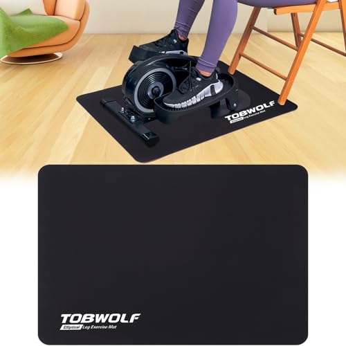 Non-Slip Workout Mat for Elliptical Machines - Black