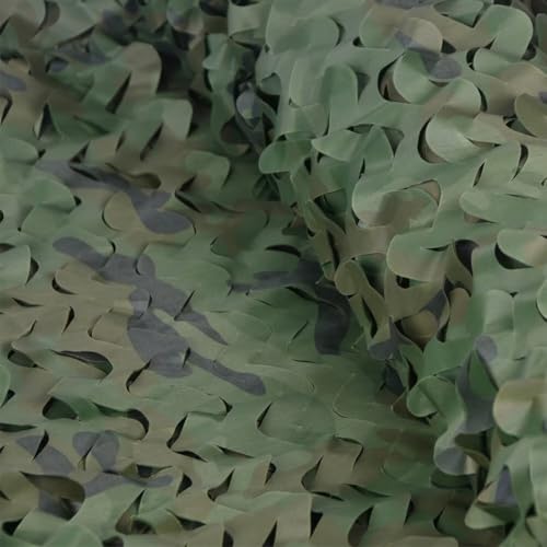 Camo Netting for Hunting & Sunshade - Woodland, 1.5m x 2m