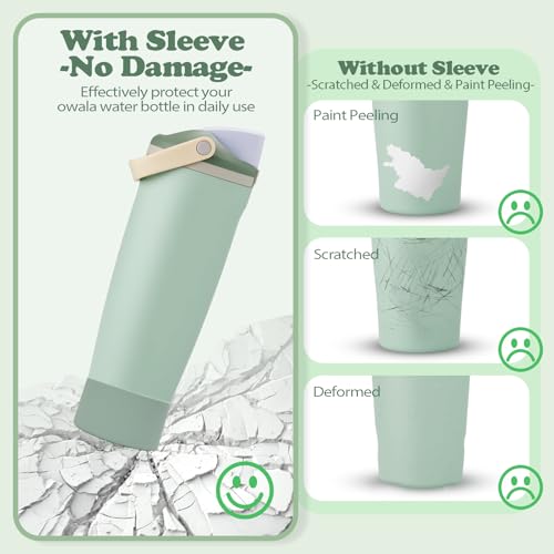2PCS Silicone Boots for Owala 30oz & 40oz FreeSip Sway Bottles