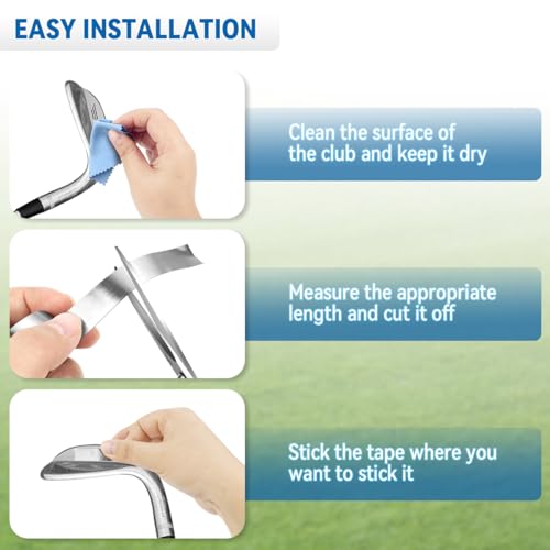 Golf Lead Tape - Self-Adhesive Weight Strips, 30 Grams, 1/2" x 42"